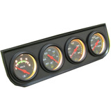 Kit 4 Relógio Voltímetro Pressão Óleo Vacuometro Temp Agua