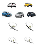 Kit 4 Reparos Cabo Maquina Vidro Ele Fox Dianteiro Traseiro