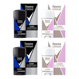 Kit 4 Rexona Clinical 2 Masculino