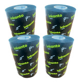 Kit 4 Ribbon De Cera Inkanto Premium 110x300 Zebra S4m Zt230
