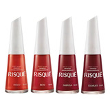 Kit 4 Risque Esmalte
