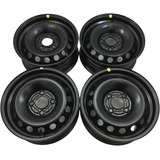 Kit 4 Roda Ferro Aro 14 Ford Original Ka Fiesta New Rocam