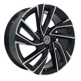Kit 4 Rodas Aro 17x7 Golf Chiara Et40 4x100 Bd Vw Krmai K72