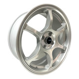 Kit 4 Rodas Aro 17x7 Lts 10 Advan Racing 4x100 Prata Et38