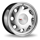 Kit 4 Rodas Aro 17x7 Vw Pingo D água 4x100 108 Bd Brw 930