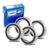 Kit 4 Rolamentos Para Cubo Traseiro Mtb Vzan V17 Shimano Hg