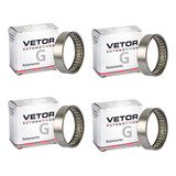 Kit 4 Rolamentos Semi Eixo Diferencial Diant Nova S10 4x4