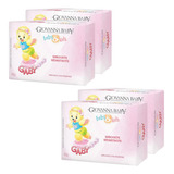 Kit 4 Sabonete Em Barra Giovanna Baby Gaby Giby Pink 90g