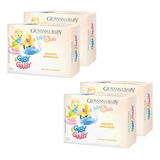 Kit 4 Sabonete Em Barra Giovanna Baby Gaby Giby Yellow 90g