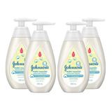 Kit 4 Sabonete Líquido Johnsons Baby Recém nascido 200 Ml