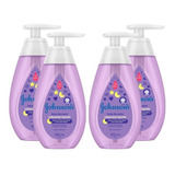 Kit 4 Sabonetes Líquido Johnsons Baby Hora Do Sono 200ml