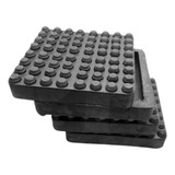 Kit 4 Sapatas Quadradas Para Elevador 104mm 110v 220v