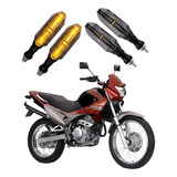 Kit 4 Setas Esportiva P26 Honda Nx4 Falcon400 2005 2006 2007