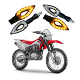 Kit 4 Setas Esportivas P01 Moto Honda Crf 230f 2020 2021