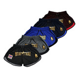 Kit 4 Shorts Calção Muay Thai Treino Dryfit Bordado Unissex