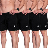 Kit 4 Shorts De Compressão 2 Em 1 Masculino Treino Acaedemia
