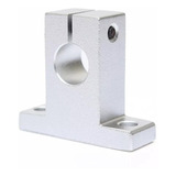 Kit 4 Sk16 Suporte Em Alumínio Para Eixo Linear 16mm 3d Cnc