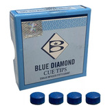 Kit 4 Solas Couro Brunswick Blue Diamond 11mm Sinuca Bilhar