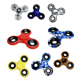 Kit 4 Spinner De Metal Fidget Hand Anti Stresse Brinde Festa