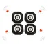 Kit 4 Super Tweeter Original Sturdy 480w Rms Com Capacitores