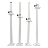 Kit 4 Suporte 50cm Aço P Régua De Pedreiro Para Azulejista