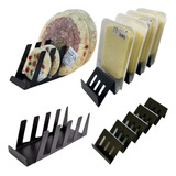 Kit 4 Suporte Expositor Supermercado Pizza Carnes Frios