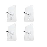 Kit 4 Suporte Gancho Adesivo Parafuso Multiuso Para Pendurar