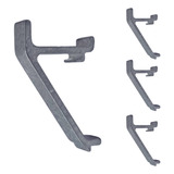 Kit 4 Suportes Para Grade Prateleiras Metalfrio Gelopar