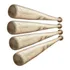 Kit 4 Taco De Baseball (beisebol) Madeira Maciça Bets Bastão