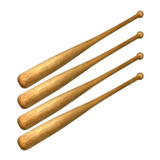 Kit 4 Taco De Baseball beisebol Madeira Maciça Bets Bastão