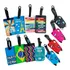 Kit 4 Tag Identificador Viagem Bagagem Mala Mochila Silicone
