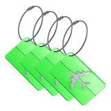 Kit 4 Tags Mala Etiqueta Identificadora Segura C Cabo Aço
