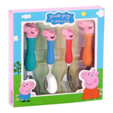 Kit 4 Talheres Peppa Pig Infantil