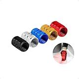 Kit 4 Tampa Bico Válvula Alumínio Pneu Capa Automotiva Para Carro Moto Caminhão Bicicleta Bike Acessórios Bicicleta Acessórios Para Moto Bico De Pneu Biquinho De Pneu Pino De Bicicleta Pito Vermelho