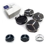 Kit 4 Tampa Roda Mercedes Benz Class C Na Caixa