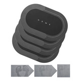 Kit 4 Tapete Magico Antiderrapante Banheiro Super Absorvente