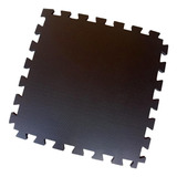 Kit 4 Tatames Tapetes Eva 100x100x1cm 1x1 Metro 10mm Preto