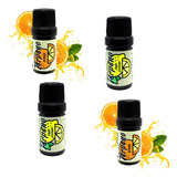 Kit 4 Terpeno Limão Laranja Concentrado Natural Strain 5ml
