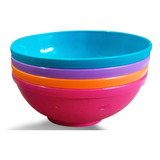 Kit 4 Tigelas Bowls Alimentação Infantil