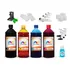 Kit 4 Tinta Para Canon Mp140 Pg-30 E Cl-31 1 Litro