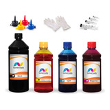 Kit 4 Tinta Para Hp Smart Tank 724 581 674 Gt53 Gt52 2 5l
