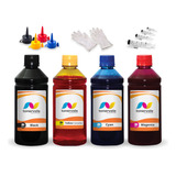 Kit 4 Tinta Para Hp Smart Tank 724 Gt52 E Gt53 500ml