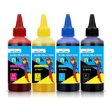 Kit 4 Tintas Sublimáticas Mecolour 100ml Para Epson L