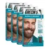Kit 4 Tinturas Grecin 5 Gel Barba E Bigode 28g Castanho M90