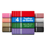 Kit 4 Toalhas Toalha