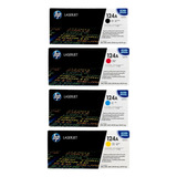 Kit 4 Toner Hp 124a Original Q6000a Q6001a Q6002a Q6003a
