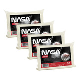 Kit 4 Travesseiro Nasa 11cm De Alt Antifungos Lar Conforto