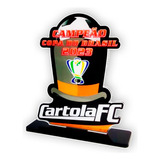 Kit 4 Troféus Personalizados Cartola Fc