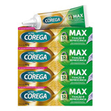 Kit 4 Ultra Corega Menta Creme Fixador De Dentaduras 40g