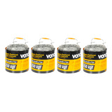 Kit 4 Un Arame Farpado Zincado Vonder Rolo 250 Metros 250kgf